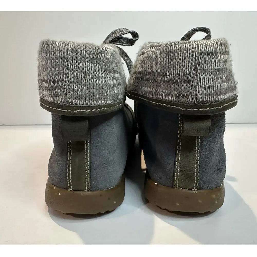 Chacos Barbary Waterproof Leather Boots Women's Size 9 Blue Gorpcore Style